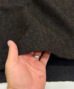 Yeşil Kahverengi %100 Yün Keçe Kumaş YVZ