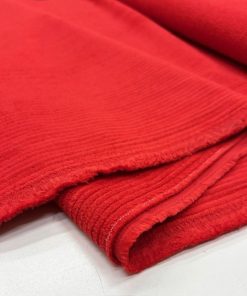 Zara Fitilli Koton Kadife Kumaş Açık Kırmızı YVZ