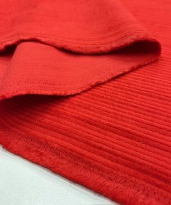 Zara Fitilli Koton Kadife Kumaş Açık Kırmızı YVZ