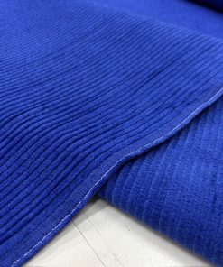 Zara Fitilli Koton Kadife Kumaş Saks Mavisi YVZ