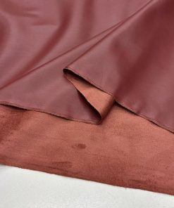 Zara Süet Deri Kumaş Kızıl Kiremit