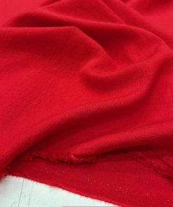 Ağaç Kabuğu Aerobin Keten Kumaş Kırmızı YVZ