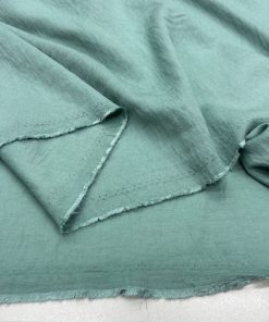 Ağaç Kabuğu Aerobin Keten Kumaş Nefti Yeşili YVZ