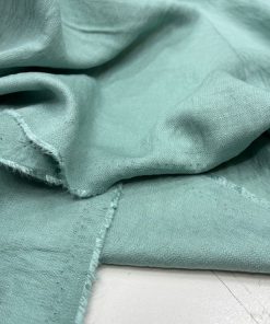 Ağaç Kabuğu Aerobin Keten Kumaş Nefti Yeşili YVZ