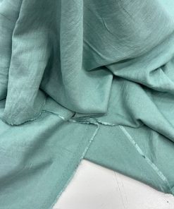 Ağaç Kabuğu Aerobin Keten Kumaş Nefti Yeşili YVZ