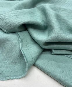 Ağaç Kabuğu Aerobin Keten Kumaş Nefti Yeşili YVZ