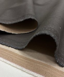 Antrasit Bej 100% Pamuk Denim Kumaş YNS