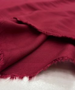 Bordo Pamuk Viskon Kumaş