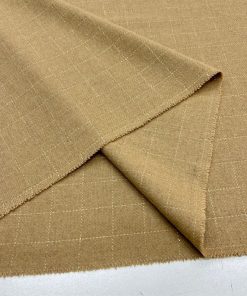 Camel Ekoseli Yumuşak Flanel Kumaş SRVT