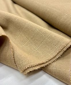 Camel Ekoseli Yumuşak Flanel Kumaş SRVT