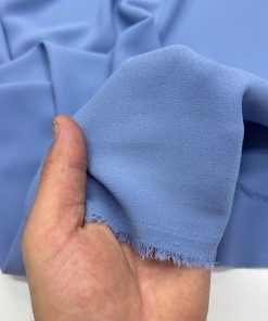 Double İtalyan Krep Kumaş Açık Mavi