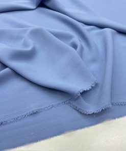 Double İtalyan Krep Kumaş Açık Mavi