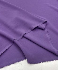Double İtalyan Krep Kumaş Açık Mor