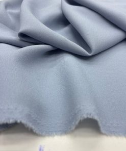 Double İtalyan Krep Kumaş Buz Mavisi