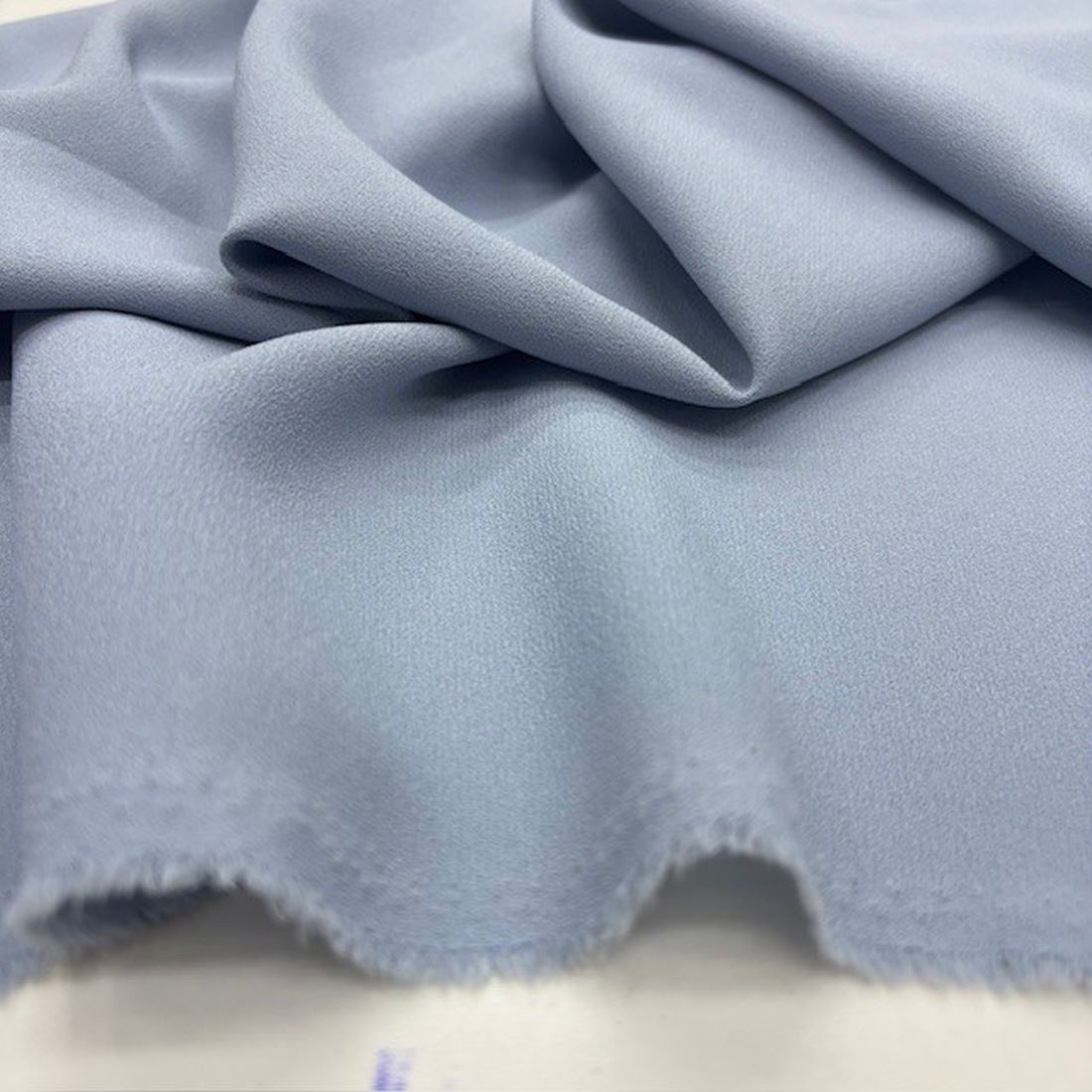 Double İtalyan Krep Kumaş Buz Mavisi