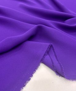 Double İtalyan Krep Kumaş Mor