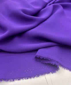 Double İtalyan Krep Kumaş Mor