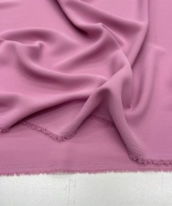 Double İtalyan Krep Kumaş Pudra Pembe