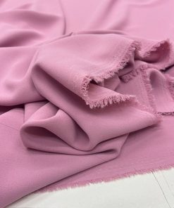 Double İtalyan Krep Kumaş Pudra Pembe