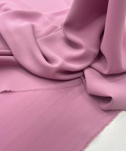 Double İtalyan Krep Kumaş Pudra Pembe