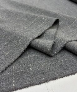 Gri Ekoseli Yumuşak Flanel Kumaş SRVT