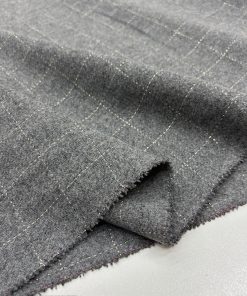 Gri Ekoseli Yumuşak Flanel Kumaş SRVT