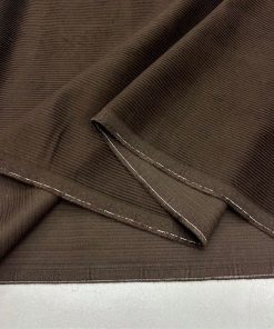 İtalyan Fitilli Koton Kadife Kumaş Kahve YNS