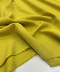 Taşlanmış Koton Cupra Kumaş Soft Sarı