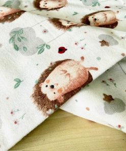 Çiften Kirpi Desenli Pazen Kumaş Arv