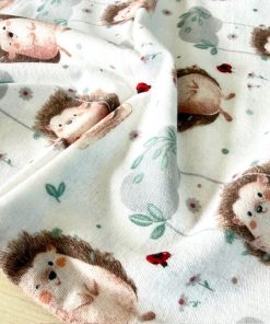 Çiften Kirpi Desenli Pazen Kumaş Arv