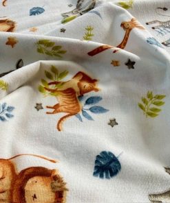 Çiften Madagaskar Desenli Pazen Kumaş Arv