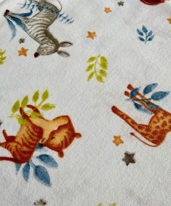 Çiften Madagaskar Desenli Pazen Kumaş Arv