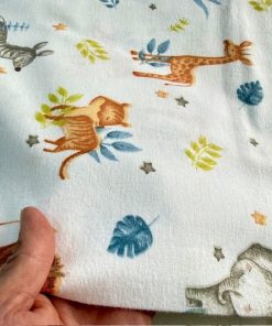 Çiften Madagaskar Desenli Pazen Kumaş Arv