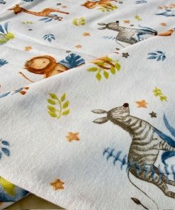 Çiften Madagaskar Desenli Pazen Kumaş Arv