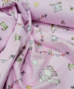 Alternative view of Çiften Minik Hayvanlı Pazen Pembe S1AYT