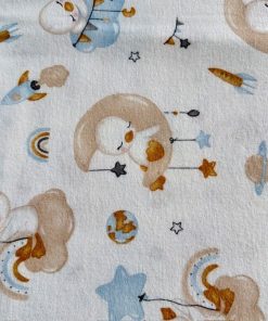 Çiften Yavru Civciv Desenli Pazen Kumaş Arv