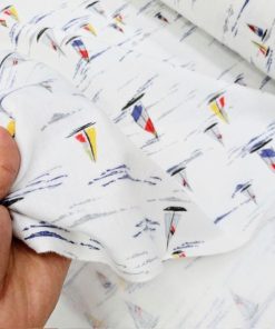 Çiften Yelken Desenli Pazen Kumaş Ayt