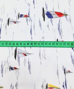 Çiften Yelken Desenli Pazen Kumaş Ayt