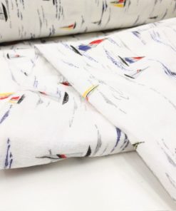 Çiften Yelken Desenli Pazen Kumaş Ayt