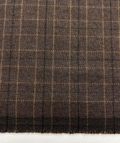 Vintage Kahverengi Yünlü Flanel Kumaş BYR