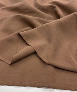Taşlanmış Koton Cupra Kumaş Soft Kahve