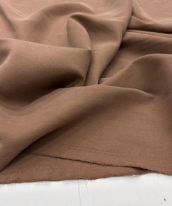 Taşlanmış Koton Cupra Kumaş Soft Kahve