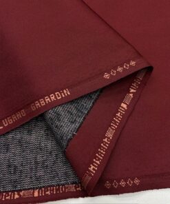 Telalı Oğuz Gabardin Kumaş Bordo