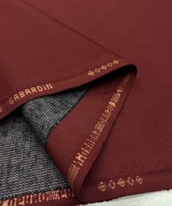 Telalı Oğuz Gabardin Kumaş Bordo