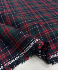 Yılbaşı Scotch Ekose Gabardin Kumaş