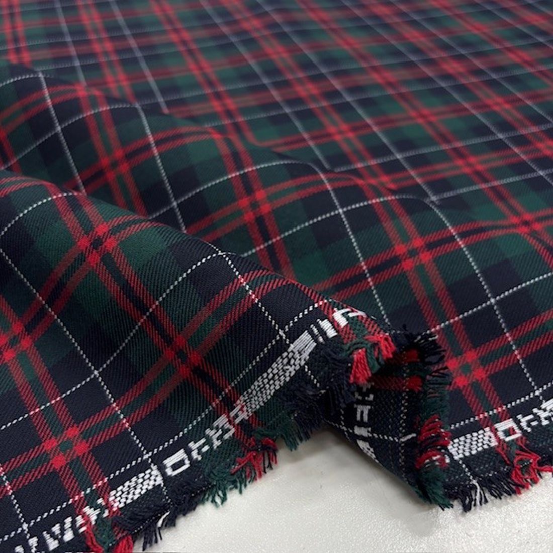 Yılbaşı Scotch Ekose Gabardin Kumaş