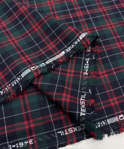 Yılbaşı Scotch Ekose Gabardin Kumaş