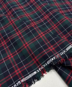 Yılbaşı Scotch Ekose Gabardin Kumaş