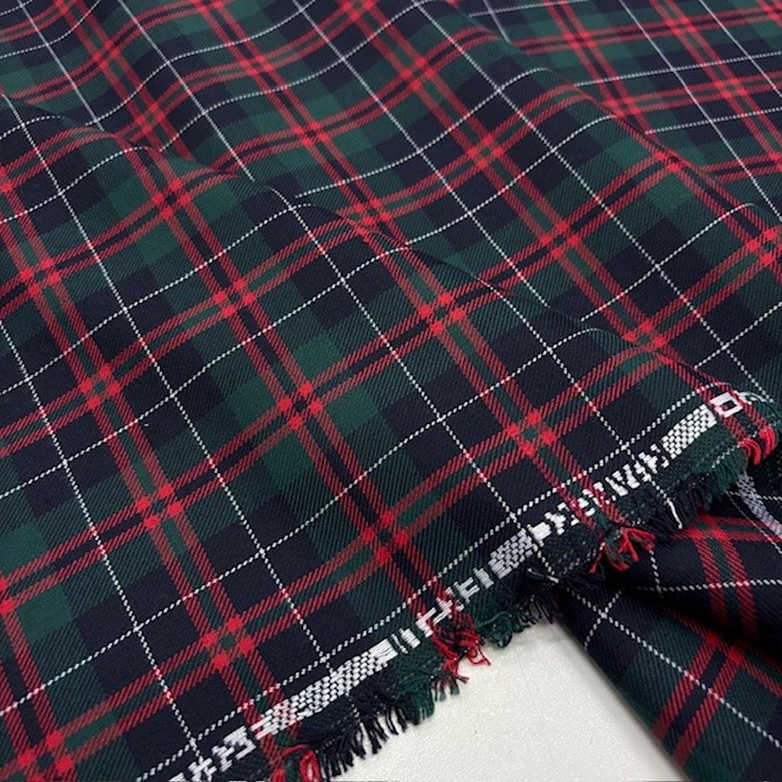 Yılbaşı Scotch Ekose Gabardin Kumaş