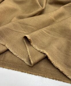 Soft Kahve 100% Keten Kumaş